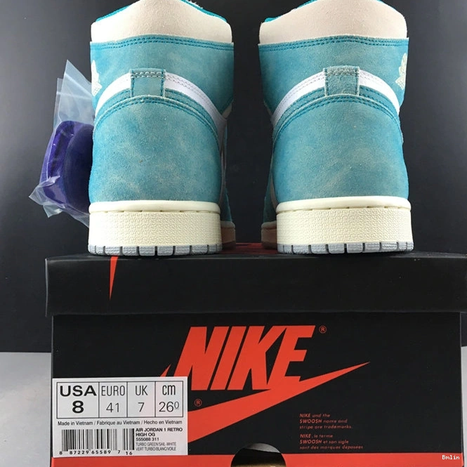 Bmlin Retro 3767 Green Jordan1 Turbo Effortless 555088- 1029